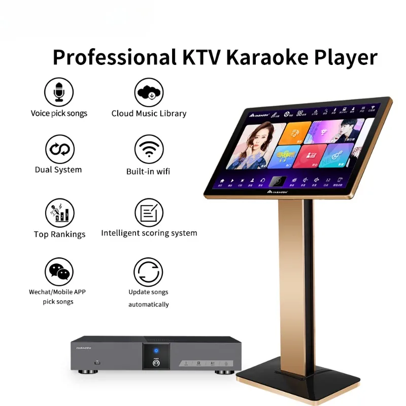 karaoke player high power amplifier and speaker