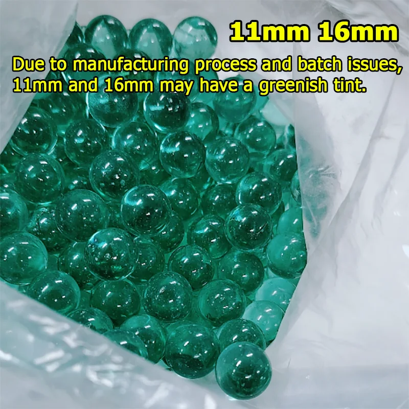 50-5000pcs Solid Glass Balls 6/9/11/12/16/25mm Transparent Marbles High Precision Anti Boiling Ball Fish Tank Decoration Balls