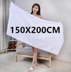 microfiber bath towel beauty salon towel white classic luxury hand towel-hotel-spa Swimming towels Beach towel