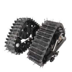 1 Pair ATV Rubber Track Rear Wheels Kit Snow Track Go Kart UTV Buggy Quad Sand Snowmobile Tracks Assembly