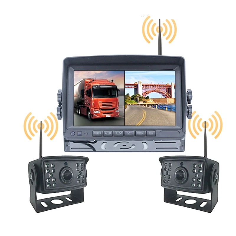 

7 Inch IPS Car Surveillance Video Reversing Display HD Universal Car Accessories