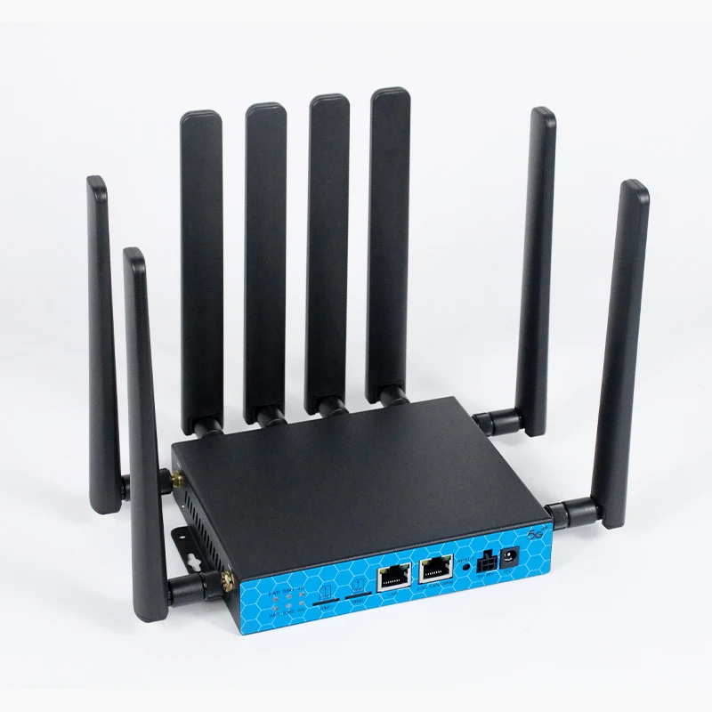 Dual band gigabit wifi6 router 2.5G WAN/LAN port 5g router with dual SIM slot chipset MT7981B Support RM551E-GL SDX75 module