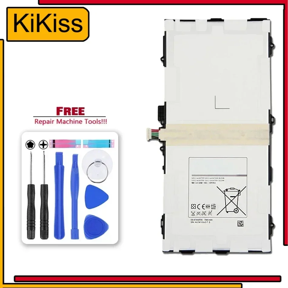 Battery For Samsung Galaxy Tab S 10.5 SM-T800 T801 T805 7900mAh EB-BT800FBE  + Free Tools