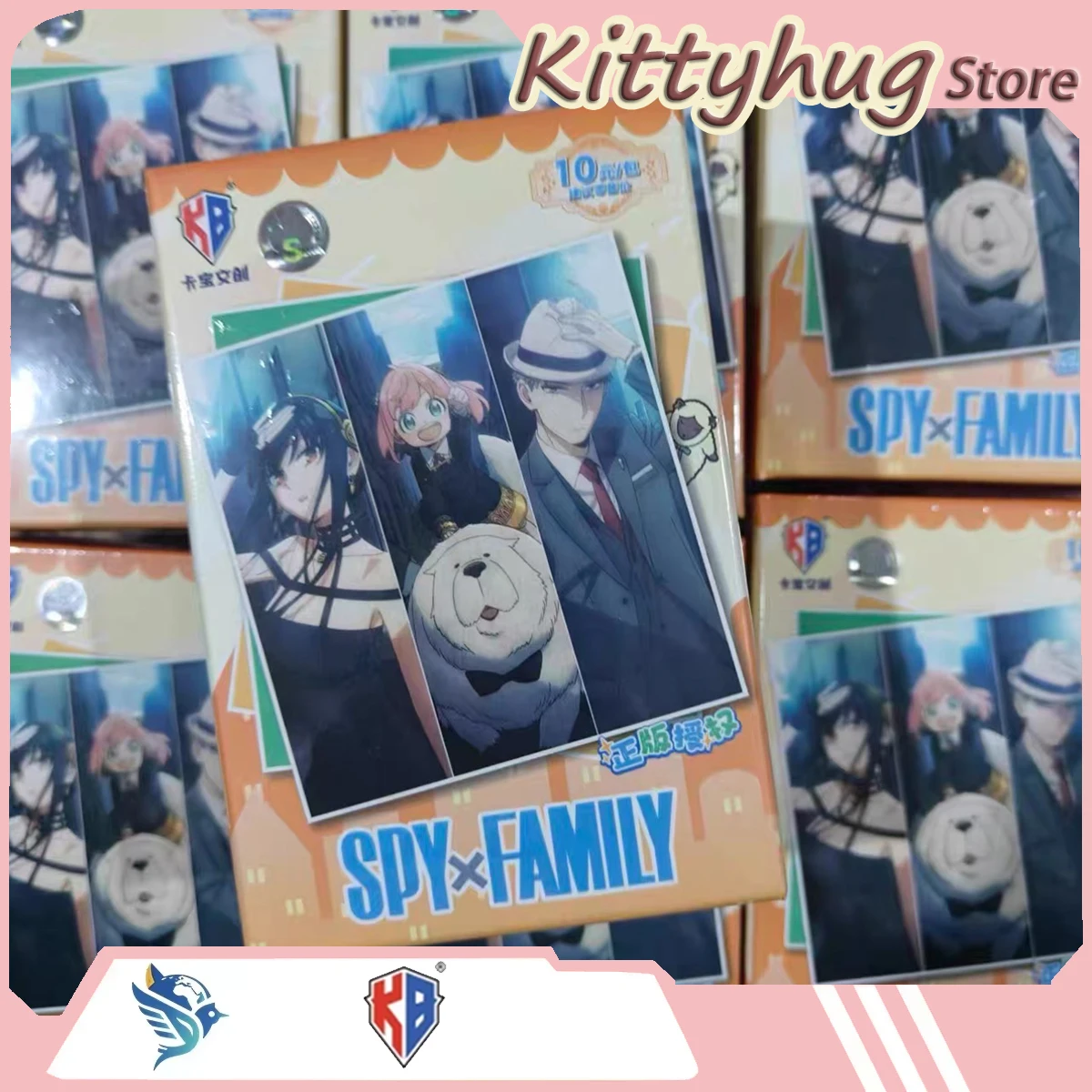Kabao Original Spy Family Series Of Collectible Cards V10 Anya Surrounding Cards Girl'S Birthday Present