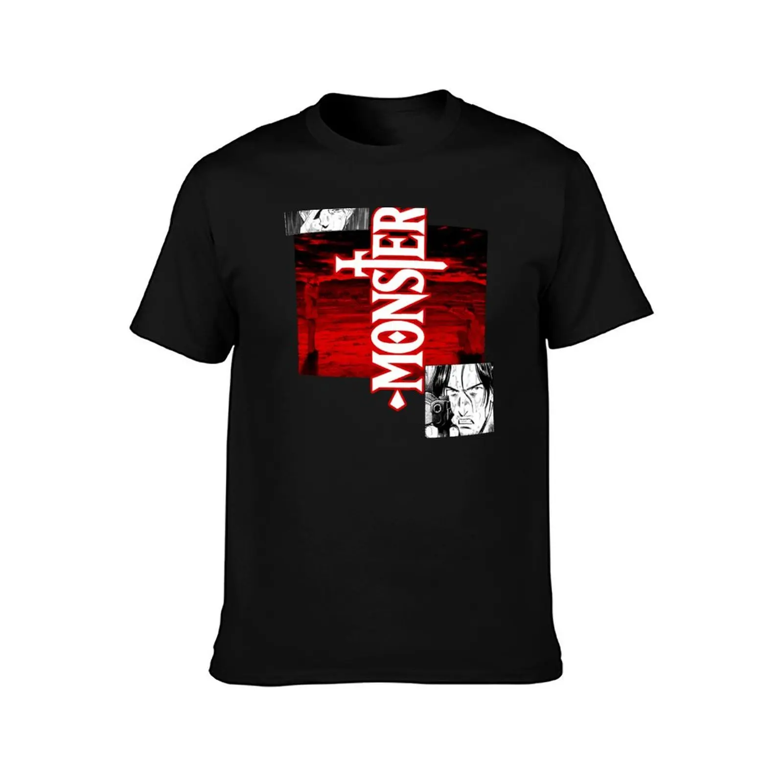 Monster - Monster Johan vs tenma - anime - urasawa- 03 T-Shirt Comfortable Work Wear Tee T-Shirt