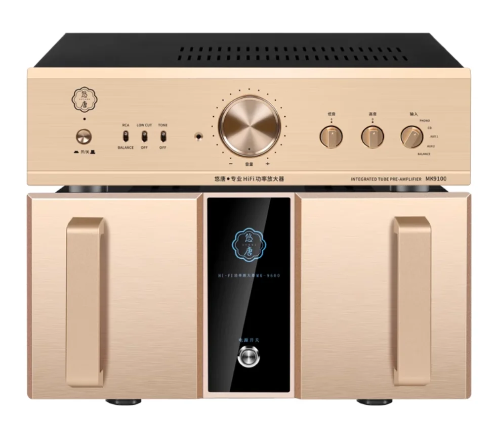 جديد MK9100 المرارة قبل مكبر للصوت HiFi الراقية النقي المرارة مكبر للصوت أنبوب الإلكترونية قبل مكبر للصوت #4