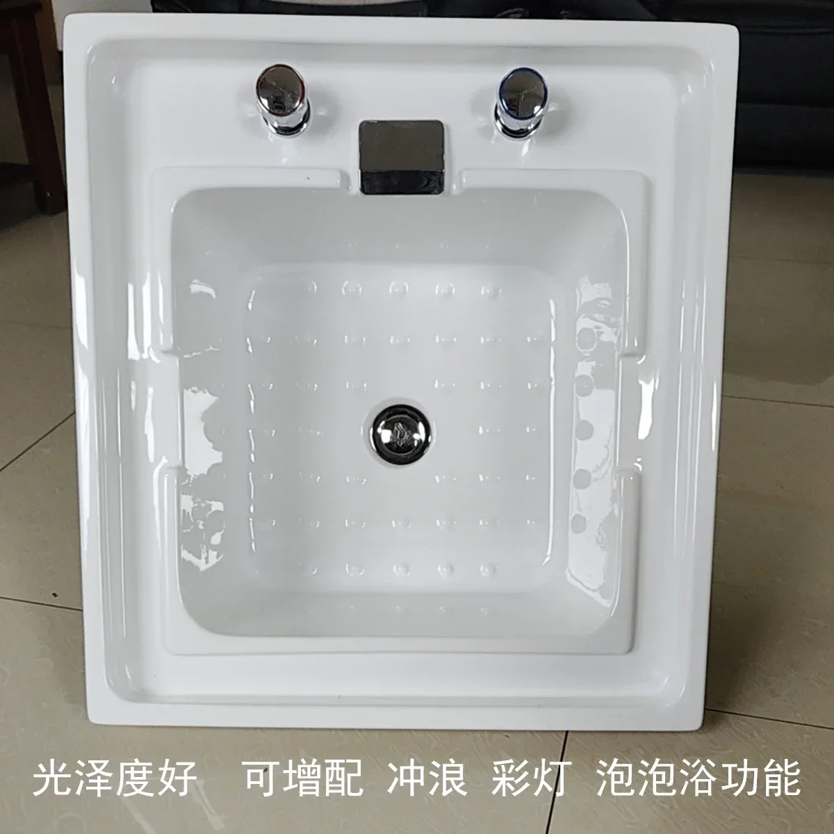 Applicable to  Embedded Insulated Foot Bathtub, Foot Wash Basin, Nail Salon, Foot Therapy Shop, Marble Sauna, Commercial U