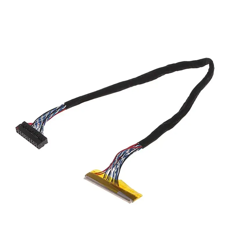 Universal FIX 30 Pin 1ch 6bit LVDS Cable 26cm For 14.1-15.6inch LCD Panel