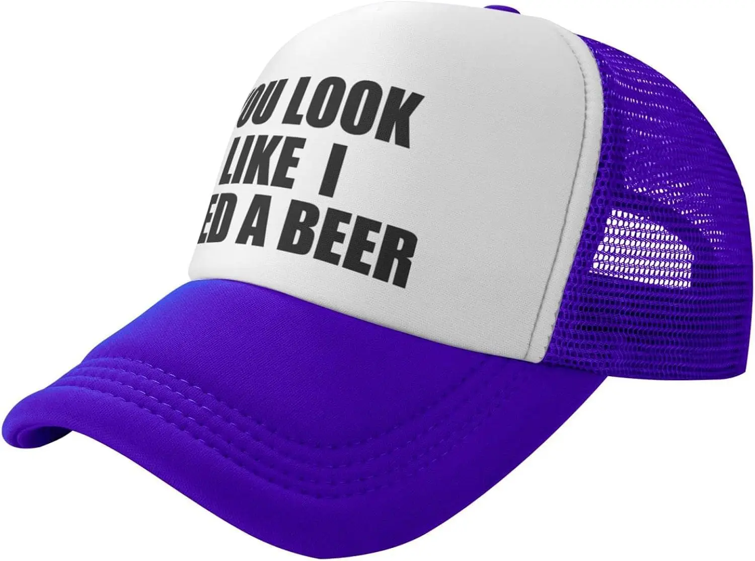 Casual Cotton  Baseball Cap Classic Design Hats Ideal for Daily Wear You Look Like I Need A Beer Trucker Cap