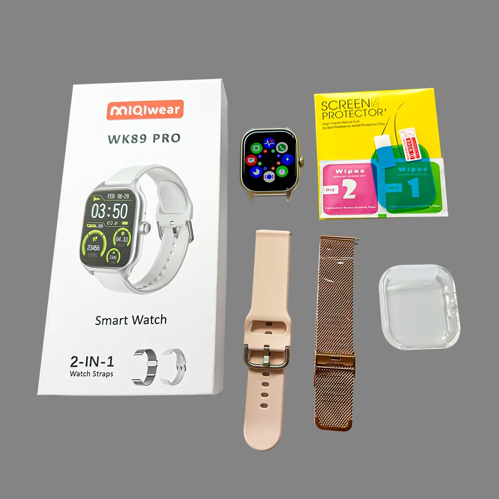 WK89: La Mejor Reloj Inteligente con Cargador Inalámbrico Integrado para el 2024