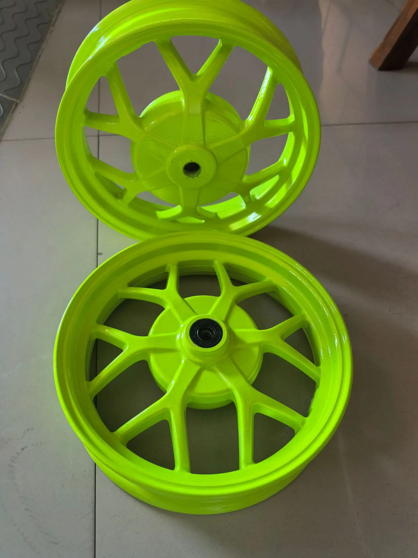 Suitable for DIO38/56 ZX34/35 nine claw disc brake wheel hub front and rear wheel hub speed