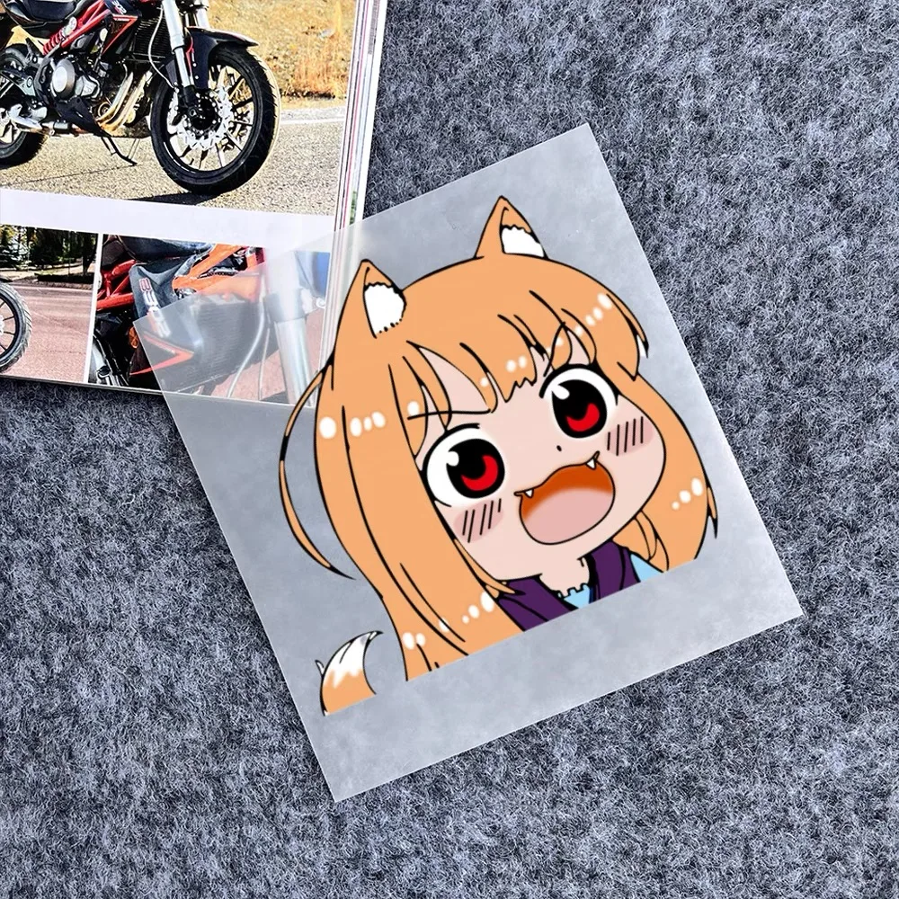 JDM Sticker Japan Anime Spice and Wolf Fuel Tank Cover Body Scratches Car Window Decal Scooter Motorcycle Decoration