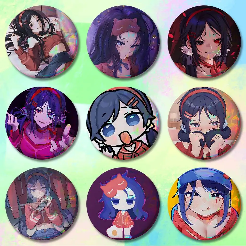 

M-MiSides Game Mitas-S Pins 58mm Cute Cartoon Badge Handmade Brooches for Backpack Accessories