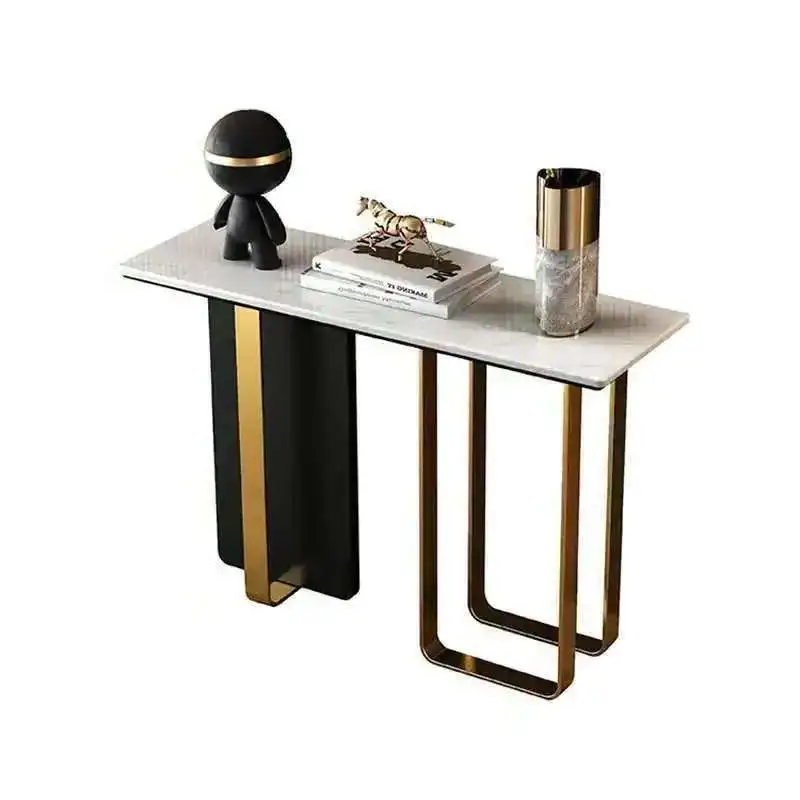 

Narrow Removable Living Room Table Minimalist Hotel Metal Table Corner Luxury Garden Wohnzimmer Tisch Entrance Hall Furniture