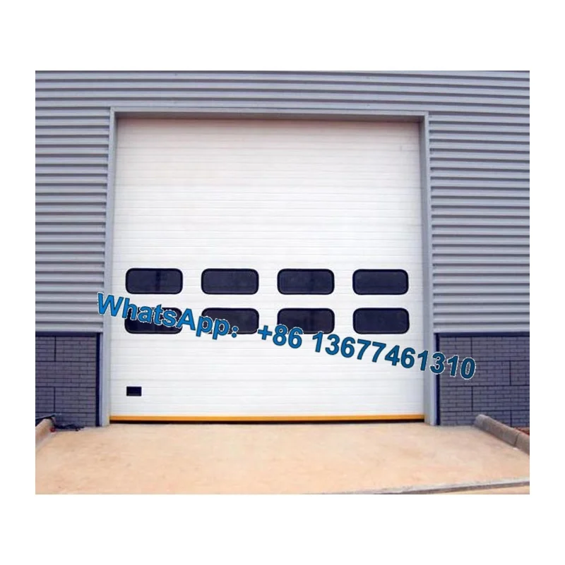 

China Manufacturer's Industrial Overhead Garage Doors Carports Exterior Sectional Gates Automatic Warehouse Vertical Door/Doors