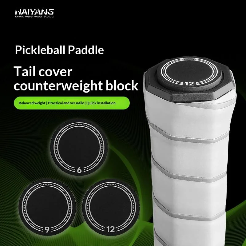 

[TG813]Pickleball Paddle Cover Weights Control Training Fast Swing Response Pickleball Paddle Butt Cover Replacement For Players