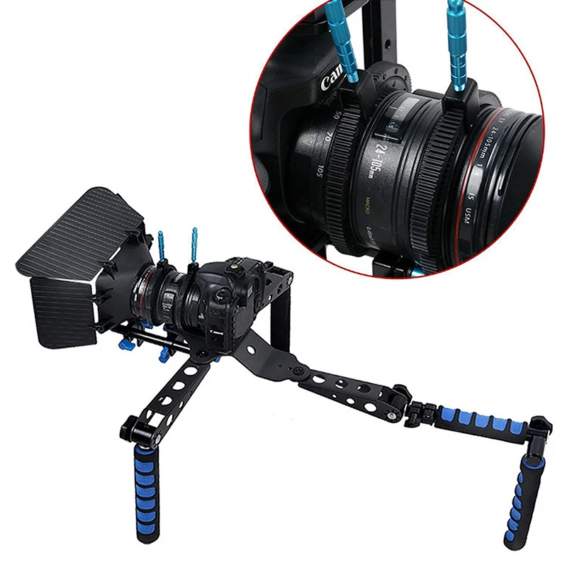 1pcs Adjustable Zoom Focusing Follow Focus Handle Scale Lever with Gear Ring for Camera Lens