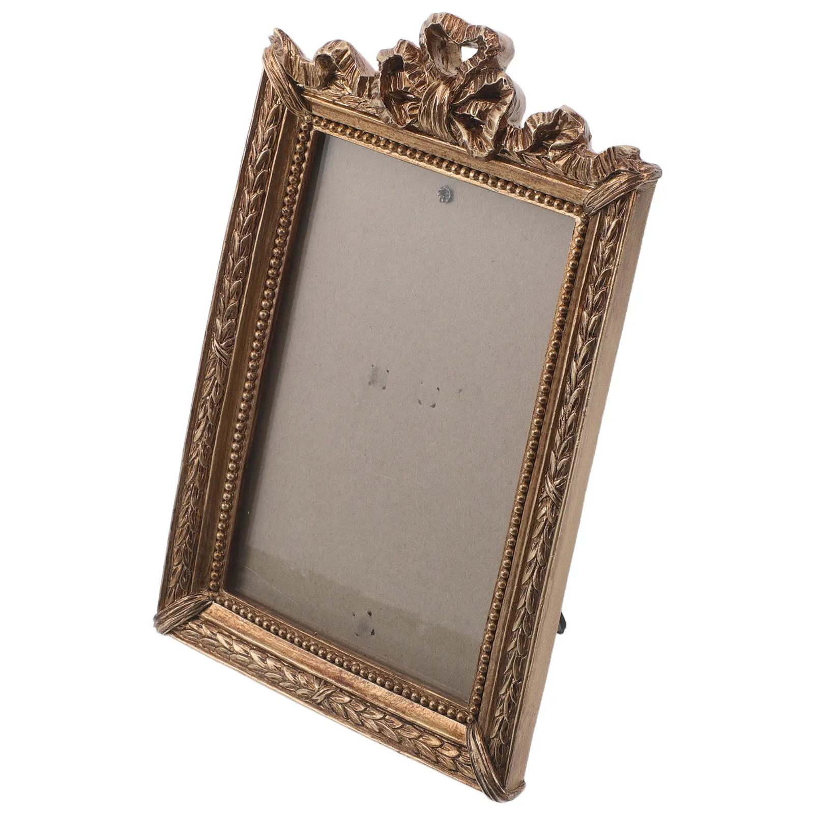 Engraved Carved Photo Frame 5x7 Inch Wooden Vintage Style Decorative Picture Frame for Wall Hanging and Home Gifts