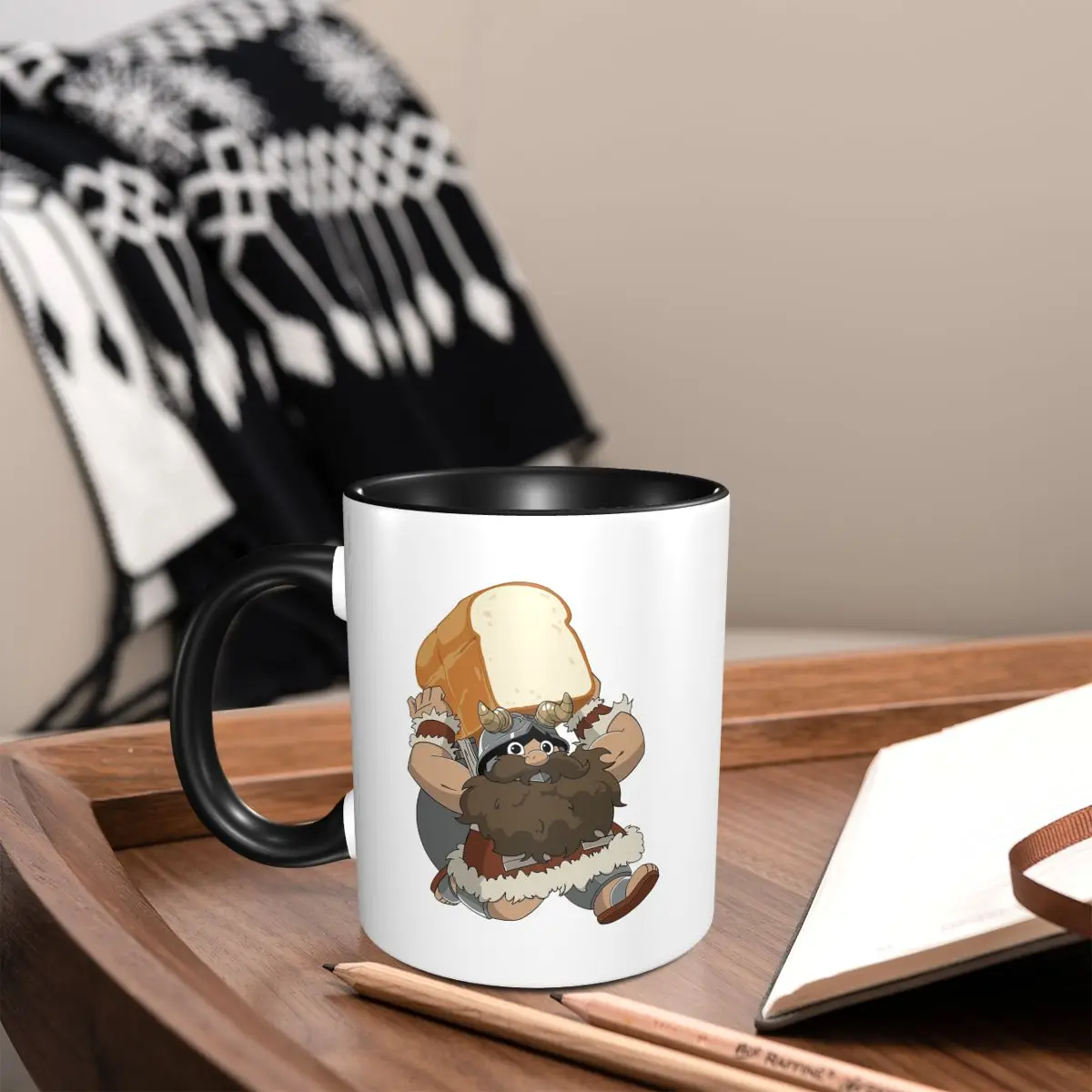 Senshi For Food Delicious In Dungeon Mug Funny Ceramic Coffee Cups Tea Mugs Milk Cup Drinkware Gifts for Friends