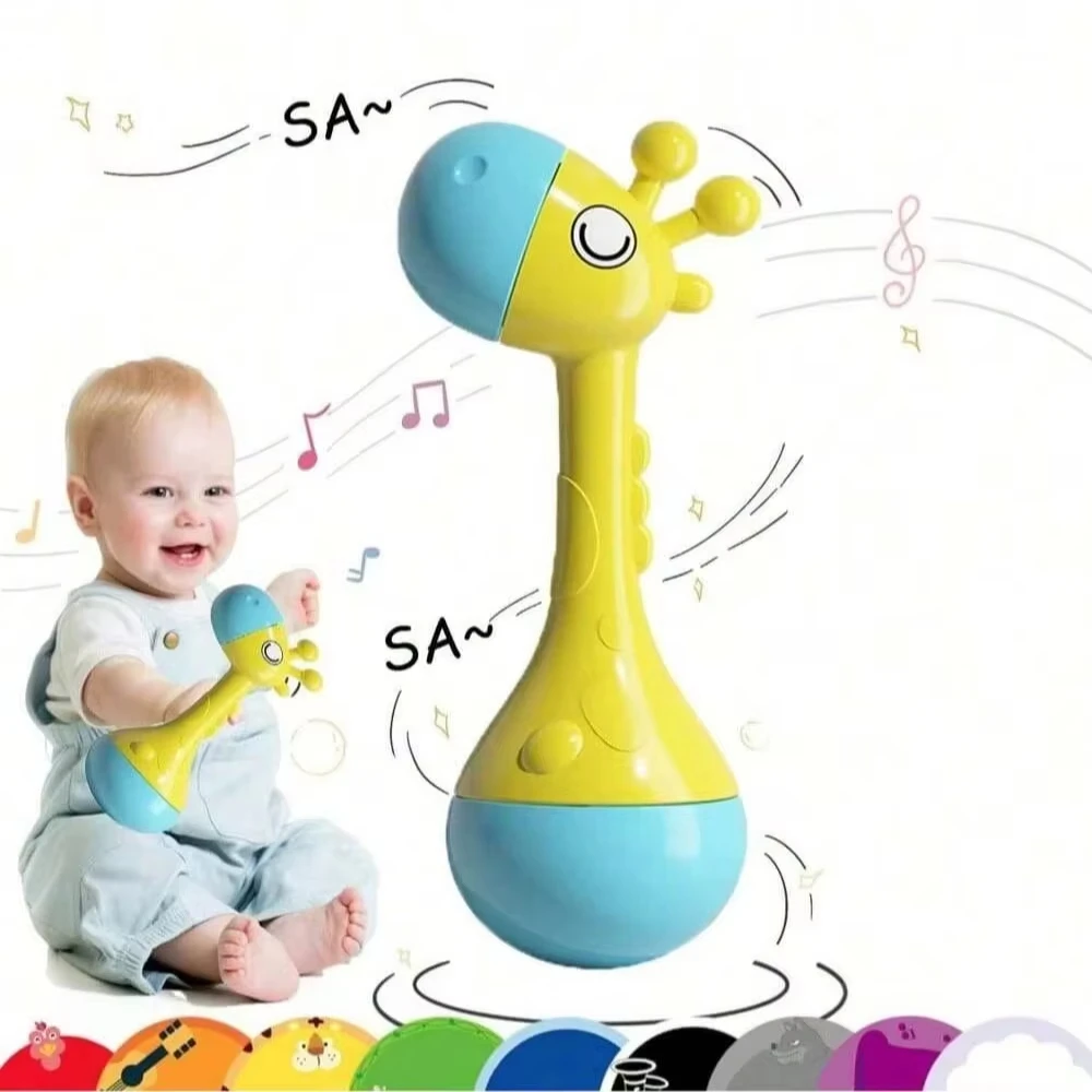 ของเล่นพัฒนาเด็ก 0 6 12 เดือน Sensory Baby Teether Rattle การศึกษาของเล่นเด็ก Soft Teething ของเล่นเกมสําหรับทารก 1 ปี
