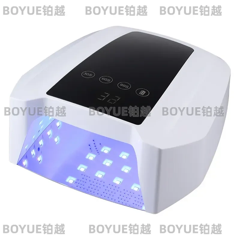 S90 LED Nail Lamp with Wireless Charging Manicure Light Storage Quick Dry UV Gel Polish Curing Machine for Home Salon Use