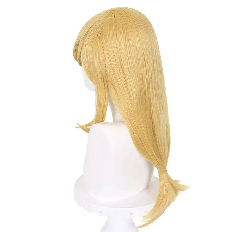 

wiwiwi 123Applejack Friends Cosplay Yellow Synthetic Long Straight The Pony Cartoon Anime Coser Cute Girl Wig Hallo