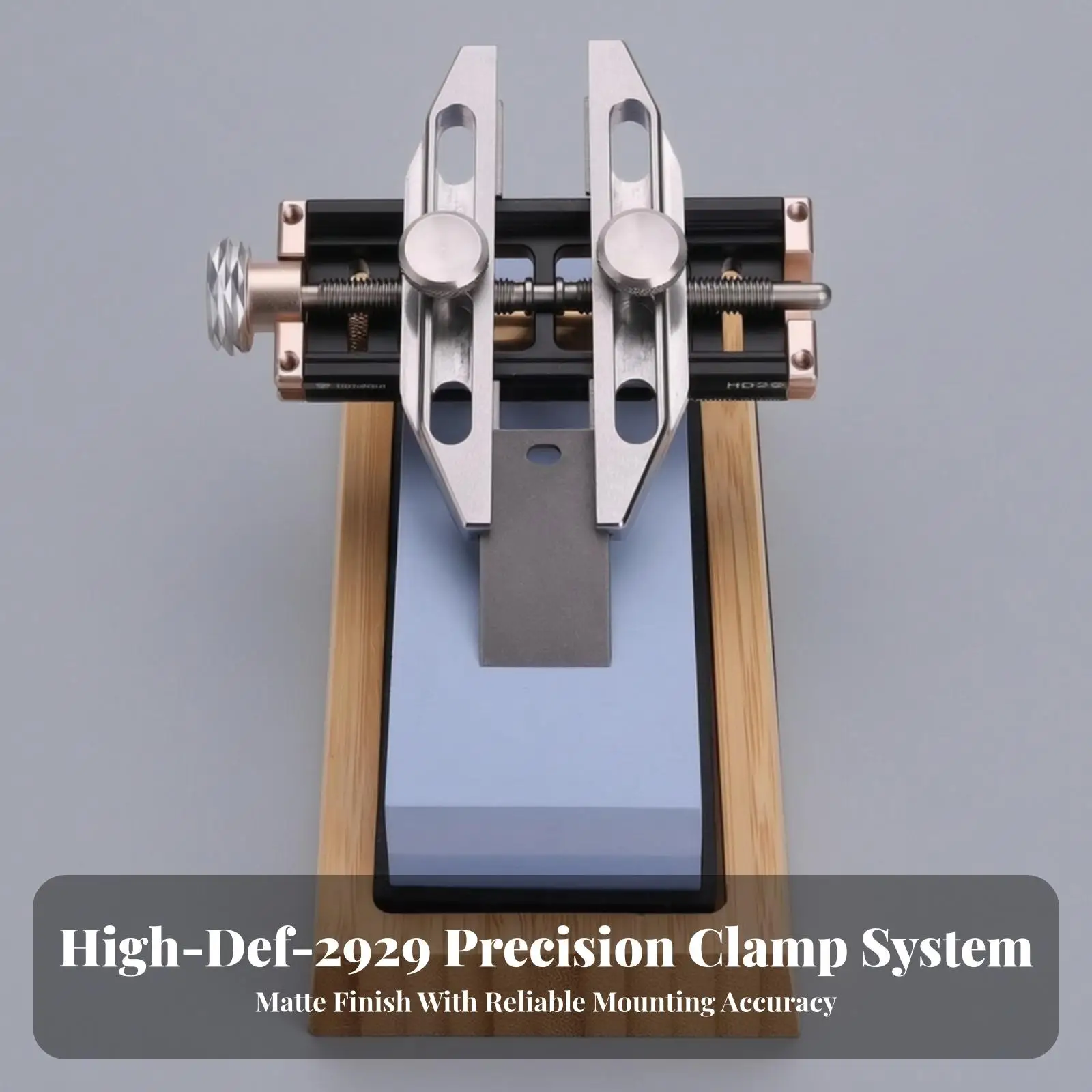 Chisel Sharpening Jig with Stainless Steel Extension Clip for Precision Edge Honing Work