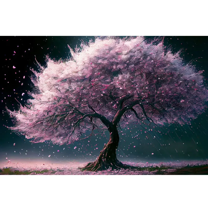 

Sunature 5D Full Square Round Drills Tree Diamond Painting Poured Glue Canvas