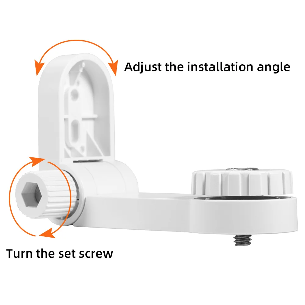 180 Degree CCTV IP Camera Wall Mount Stand Module Indoor / Outdoor Mini Mount Bracket Camera Plastic Mount CCTV Support