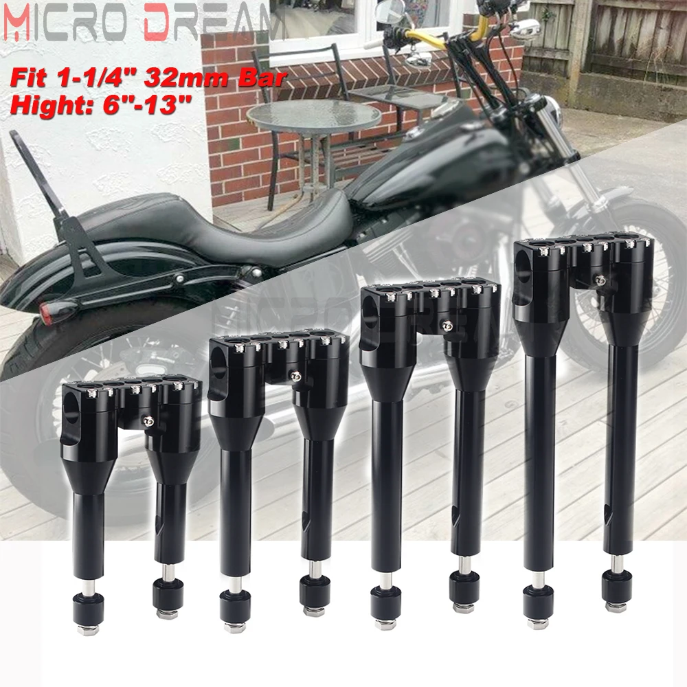 

Зажим для Руля Мотоцикла, 32 мм, 1-1/4 дюйма, для Harley Road Electra Glide Street Fat Bob Fatboy FLHT FLTR FLHR FLHX Dyna