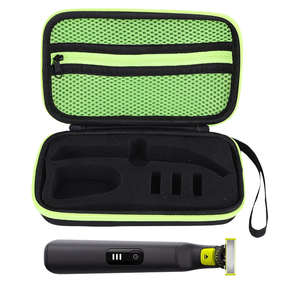 Hard Travel Case Electric Trimmer Shaver Travel Carrying Case Cover Portable Storage Bag for Philips OneBlade Pro & Accessories