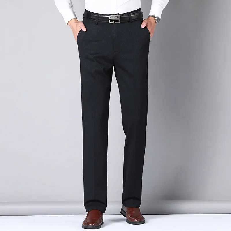 

Oversize Business Man Pants Slacks Men Trousers Men's Clothing Casual Formal Dress Social Suit Mens Elegant Work Slim Pants S90