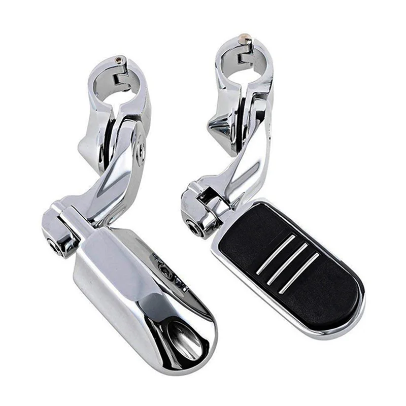 

2 PCS Motorcycle Pedal Pedal Foot Pegs Kit 1-1/4 Inch As Shown Metal For Davidson Streamliner Touring Road Ride