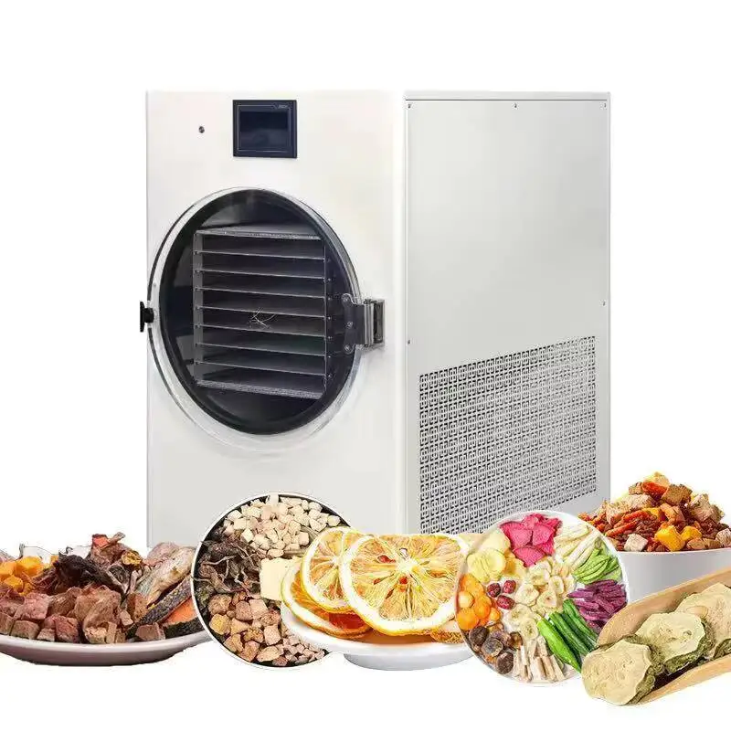 Lyophilisateur séchage de fruits et légumes, Machine de lyophilisation moyenne HFD-30 45kg lait viande fruits bonbons sous vide alimentaire Commercial