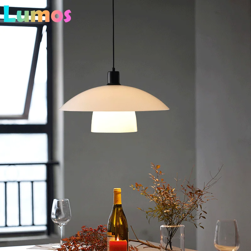 

SANDYHA Simple Modern Flying Saucer Pendant Lamp Dining Study Hotel Bar Decoration Light French Designer Creative Art Chandelier