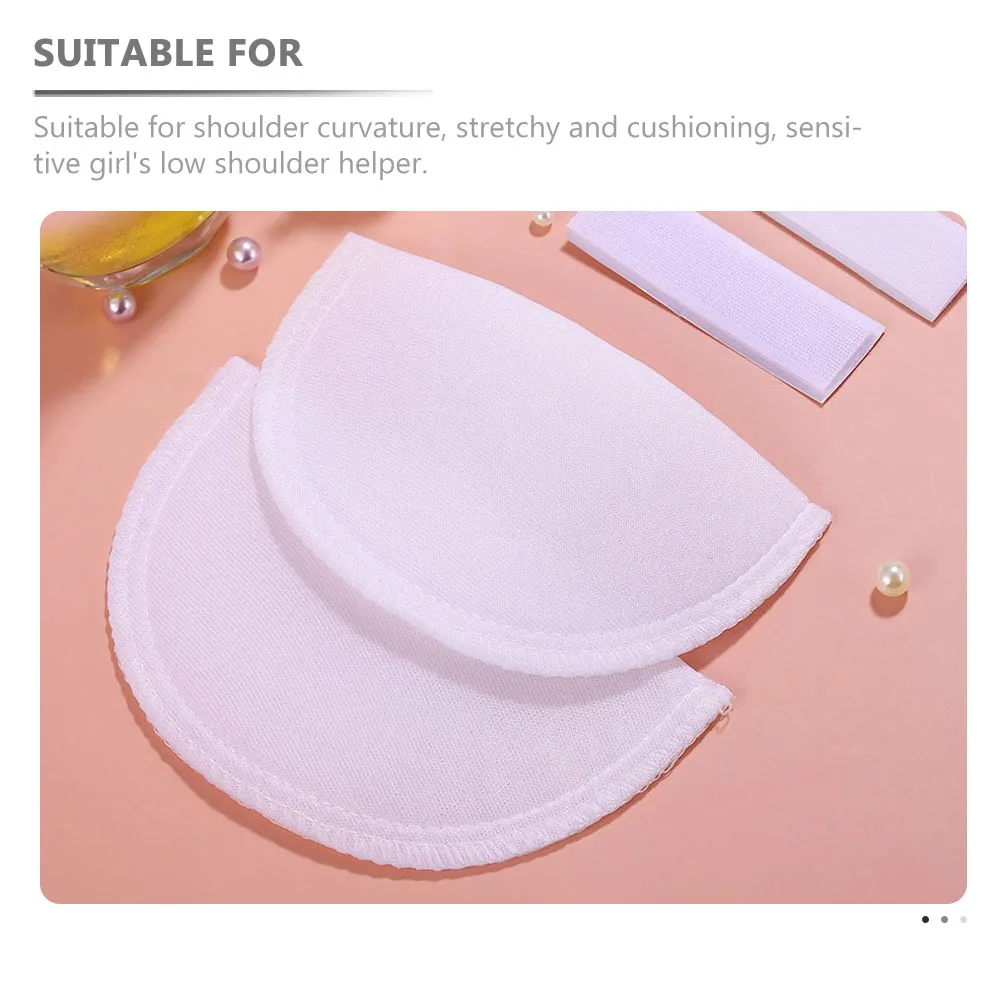 

Suit Anti-slip Shoulder Pad Sponge Pads Non-slip Protectors for Clothing White Miss