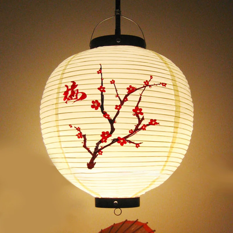 NONE PVC Wasserdichte Laterne im japanischen Stil Koreanische Ramen Sashimi Izakaya Küche Shop Restaurant Pub Dekor Hängende Laterne im Freien 6