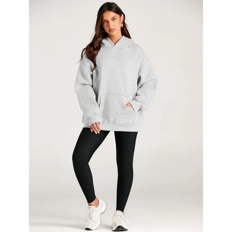 Americano retro high street cor sólida hoodies outono novo estilo ins feminino simples hoodie moda solta roupas casuais