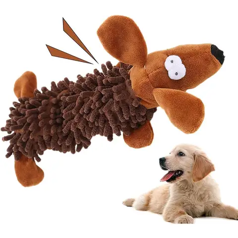 Jouet en peluche avec un chien qui ronfle et des sons exécutifs, 1 pièce