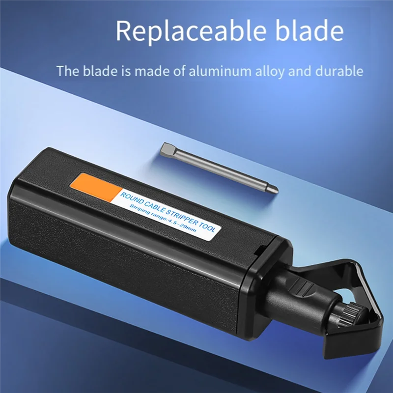 

A21Q -Round Cable Stripper Fiber Optic Tool, Optical Fiber Cable Jacket Slitter, Longitudinal