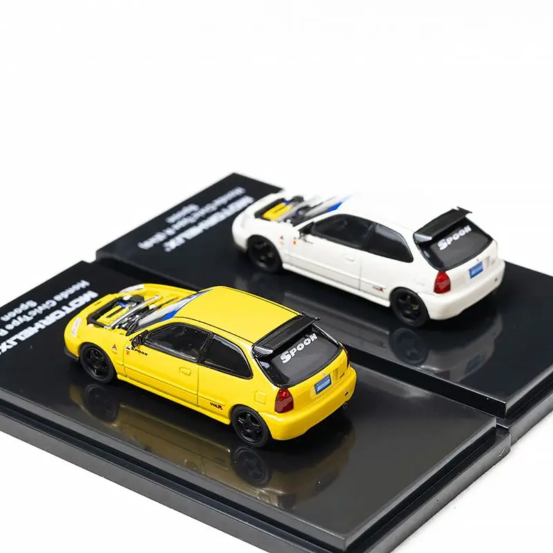 MH 1/64 ホンダ シビック タイプ R EK9 スプーン合金おもちゃ自動車ダイキャストメタルモデルギフト