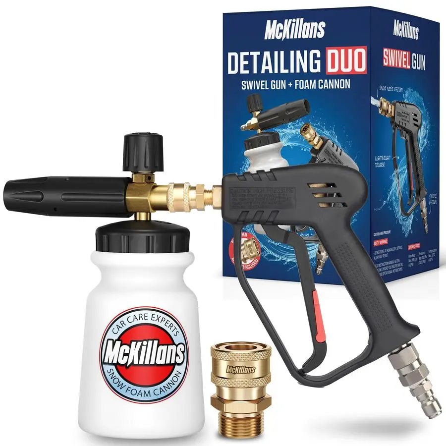 غسالة الضغط بندقية مع قطب أمبير رغوة مدفع واسعة الفم أمبير M2214mm محول قابل للتعديل سميكة رغوة السلطة غسالة بندقية 3 8 ذكر P