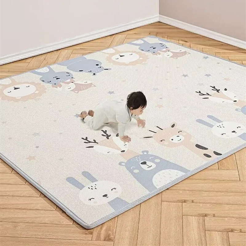 

High Quality EPE Thicken Baby Crawling Play Mats New Cartoon Giraffe Folding Mat Carpet Play Mat for Children's Girls Safety Rug