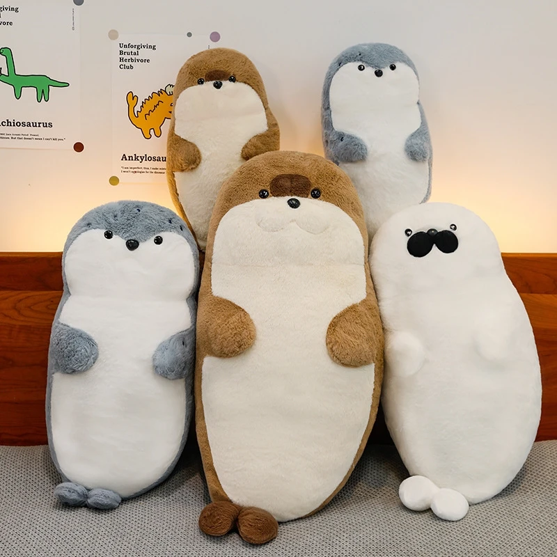 

Cute Seal Plush Toy Ocean Animal Pillow Soft Baby Soothing Doll For Girls Gift Comfortable Sleeping Cushion Stuffed Animal
