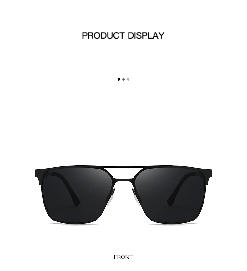 Polarisierte Sonnenbrille aus Metall im neuen Stil, modische Doppelrahmen-Sonnenbrille, geeignet zum Fahren und Sonnenschutz 5149 – Detail 11