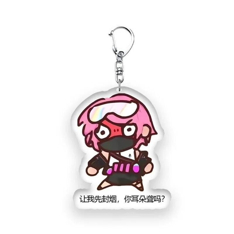 Delta Force FPS GAME 6CM An adorable acrylic Acrylic figure keychain Bag Charms Backpack Pendant Friends Gifts Car Pendant