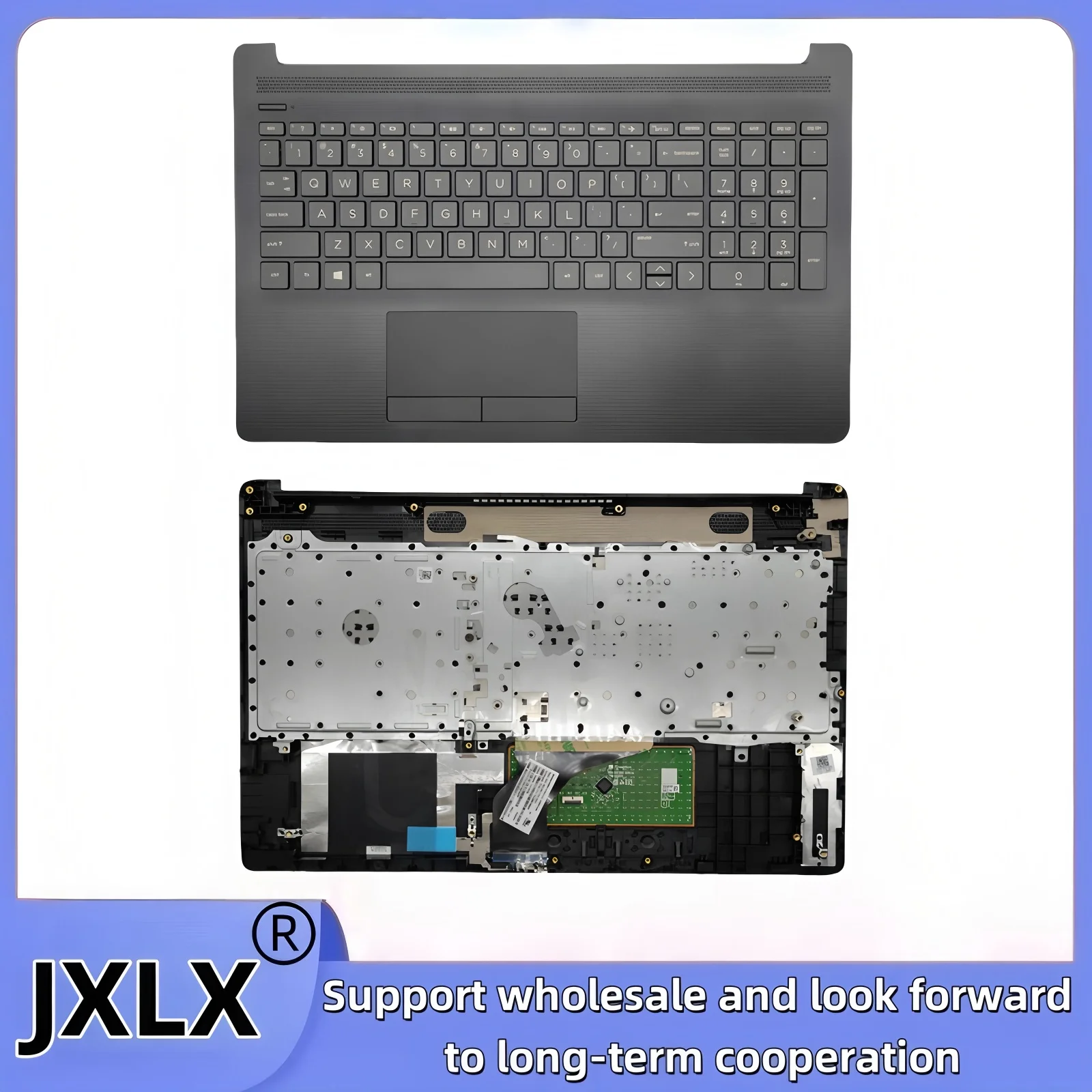 جديد ل HP 15-DA 15-DB 15T-DA 15T-DB TPN-C135 TPN-C136 250 G7 255 G7 كمبيوتر محمول LCD الخلفي/LCD الحافة/Palmrest/الأسفل/الغطاء المفصلي