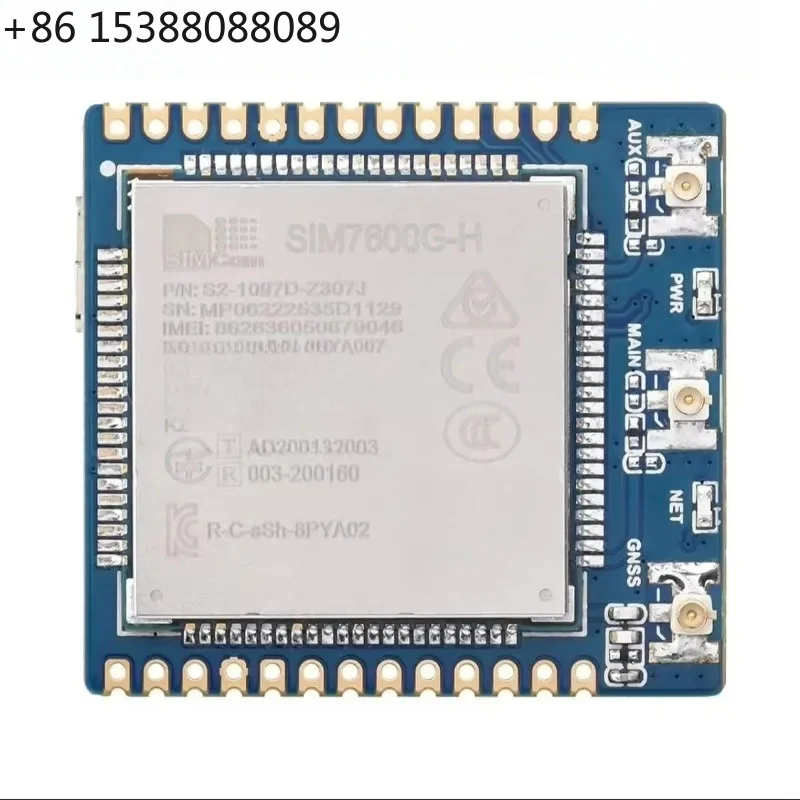 SIM7600G-H 4G LTE Cat.4 Development Board GNSS Positioning 4G/3G/2G Global Band IoT Module（1pcs）
