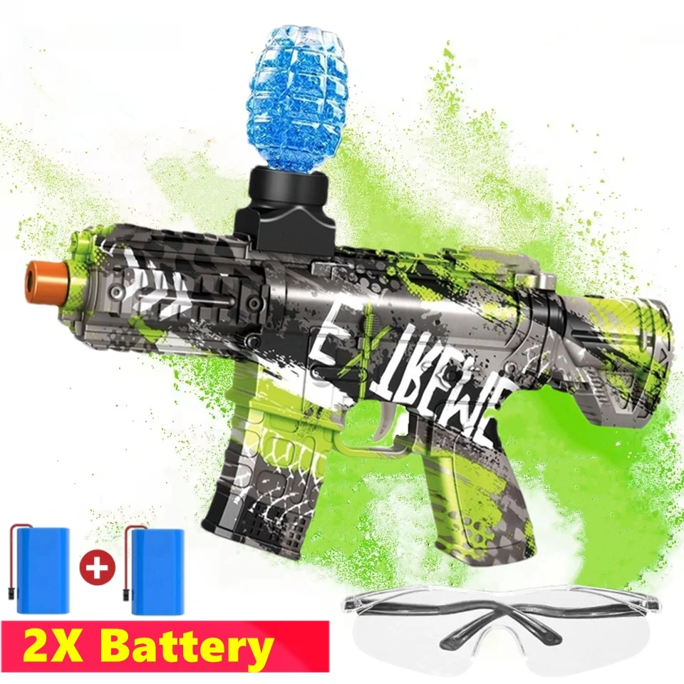 M416 Electric Gel Ball Blaster Toy Gun Outdoor Shooting Games Toy Gun Gift for Child Kid Boy Girl Adults ( Bullets Excluded )