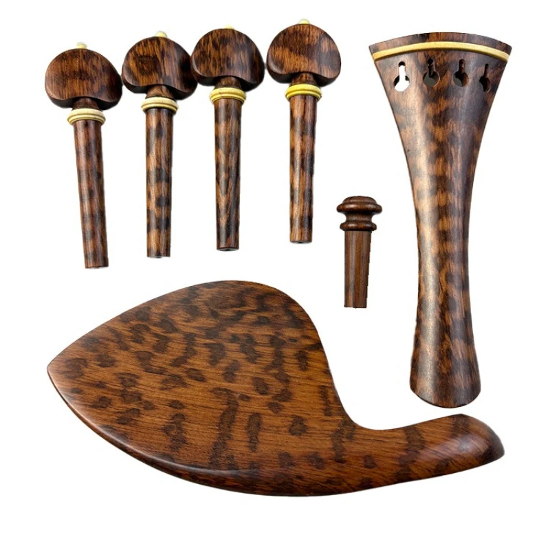 

High-grade serpentine wood accessories, violin accessories, serpentine wood gills, pallets, chord tail buttons